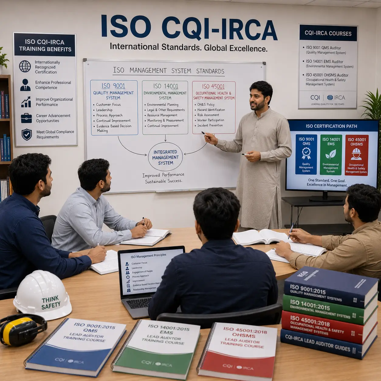 ISO QMS 9001, ISO EMS 14001, ISO OHSMS 45001